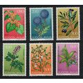 Yugoslavia Medicinal Plants Flowers 6v 1973 MNH...
