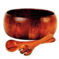 Gibson Home Laroda 3-Piece Salad Bowl Set, Brow...