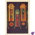 GB Postcard - Embroidered Curtain, Romsey Abbey...