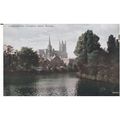 Leamington, Church From River Warwickshire Post...