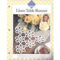Beautiful Crochet Doily PATTERN Linen Table Runner