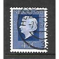 NETHERLANDS 1969 QUEEN JULIANA 45c BLUE SG 1072...