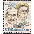 USA, AIR, Orville and Wilbur Wright, blue 1978, 31c