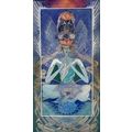 Artistic pisces zodiac sign poster