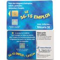 France Phone Card - Le 36 - 15 Emploi
