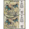 PENANG, MALAYSIA, BUTTERFLY, Blue Pansy, pair, ...