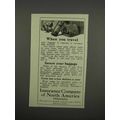 1920 Insurance Company of North America Ad - Tr...