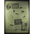 1948 Ethyl Gasoline Ad - Tracks in Snow