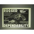 1973 Dan Wesson Revolver Ad - Rugged Dependability