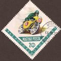 HUNGARY, Motorsport, blue-green 1962, 20 filler