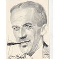 Oscar Lazar Dr Normon White Postcard unused VGC
