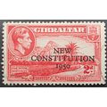 Gibraltar: 1950 2d carmine SG140 used