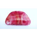 Crimson magenta red marbled glitter hair claw clip