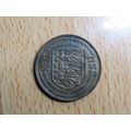 Jersey 1923 George v 1/24th of a Shilling Coin