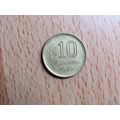 Argentina 1970 10 Centavos Coin