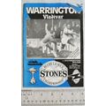 1987 programme Warrington v. Featherstone Rovers