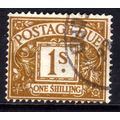 GB 1960 QE2 1/-d Ochre Postage Due Used SG D64 ...