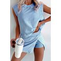 Myosotis 2 Pieces Mineral Wash Cotton Tank Top ...