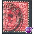 GB stamps 1902-10 KEV11 - 1d SG219 London 84