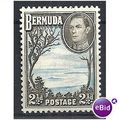 Bermuda 1941 SG113a 2 1/2d Light Blue & Sepia M...