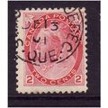CANADA 1899 2c ROSE CARMINE SG 155 FINE USED #4