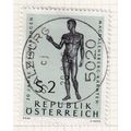 1968 AUSTRIA sg1528 2s BLACK AND PALE GREEN FIN...