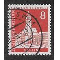 BERLIN -1956 8pf 'TOWNBUILDINGS' FINE USED (EBI...