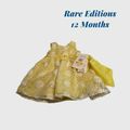 Rare Editions Floral Embroidered Organza Dress-...