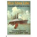 Advertising RED STAR LINE Postcard (Robert Opie...