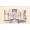 Interior Crediton Church Devon Postcard (DEV72264)