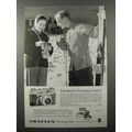 1958 Graflex Graphic 35 Camera Ad - Push-Button