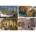 Portugal Net Making Elderly Craft 4x Portuguese...