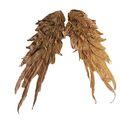 Large Pair Wings Sew On Lace Beige Layered 40cm...