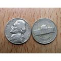 1957d USA 5 Cents Jefferson Nickel Coin