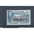 Falkland Islands stamps. 1938 etc 9d GVI Willia...