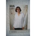 Vintage: Wendy 4665 lady's cardigan, DK, 81-117...