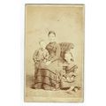 Victorian cdv photo woman & two children Dalton...