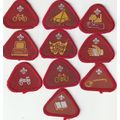Scout Badges - 10 x Cub Proficiency 1967/03 - 9...
