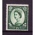 GREAT BRITAIN 1958 SG 585 1s 3d GREEN M MINT#2
