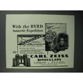 1930 Zeiss Binoculars Ad - Byrd Antarctic Exped...