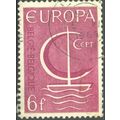 Belgium 1966 - SG1990 - 6f purple - Europa "shi...