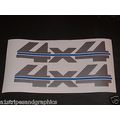 4X4 #2 2 color Bed Side Decals decal Stickers C...