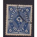 GERMANY 1921 POSTHORN 6m VALUE USED SG209