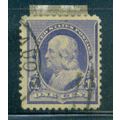 Used 219 1c Benjamin Franklin Fine M01867
