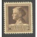 878 10c Jane Addams Fine MNH GA0351