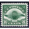 US C4 MNH XF 8c dark green airplane propellor Z...