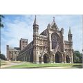 Vintage PC - St. Albans Abbey, From the North W...