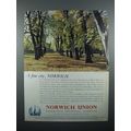 1958 Norwich Union Insurance Ad - A Fine City