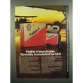 1984 Shell Pydrin 4 Insecticide Ad - Formulated for ULV