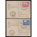 Germany DDR (East) 1947 Michel #955-56, Light H...